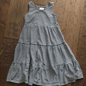 Hanna Andersson dress blue white stripes